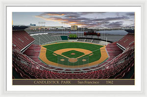 Candlestick Park 1962 - Framed Print