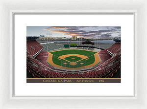 Candlestick Park 1962 - Framed Print