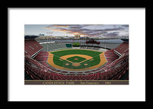 Load image into Gallery viewer, Candlestick Park 1962 - Framed Print
