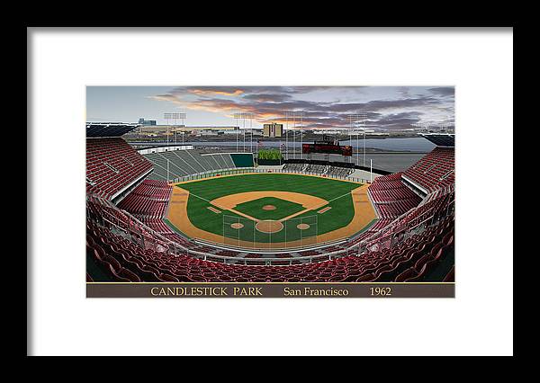 Candlestick Park 1962 - Framed Print