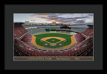 Load image into Gallery viewer, Candlestick Park 1962 - Framed Print
