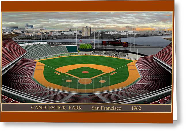 Candlestick Park 1962 - Greeting Card