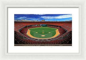 Candlestick Park 1975 - Framed Print