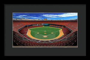 Candlestick Park 1975 - Framed Print