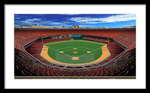 Candlestick Park 1975 - Framed Print