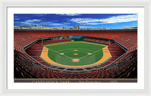 Candlestick Park 1975 - Framed Print