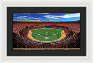 Candlestick Park 1975 - Framed Print