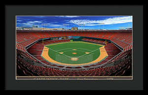 Candlestick Park 1975 - Framed Print