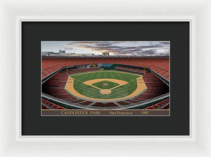 Candlestick Park 1985 - Framed Print