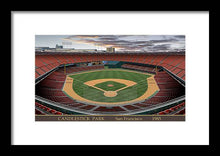 Load image into Gallery viewer, Candlestick Park 1985 - Framed Print
