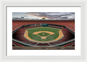 Candlestick Park 1985 - Framed Print