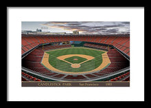 Load image into Gallery viewer, Candlestick Park 1985 - Framed Print
