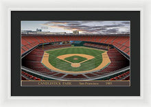 Load image into Gallery viewer, Candlestick Park 1985 - Framed Print
