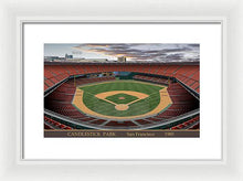 Load image into Gallery viewer, Candlestick Park 1985 - Framed Print
