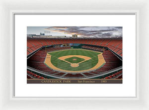 Candlestick Park 1985 - Framed Print