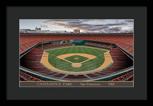 Load image into Gallery viewer, Candlestick Park 1985 - Framed Print
