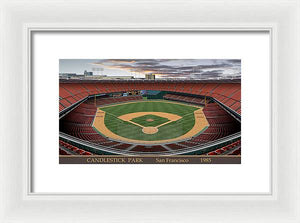 Candlestick Park 1985 - Framed Print