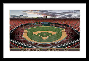 Candlestick Park 1985 - Framed Print