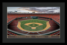 Load image into Gallery viewer, Candlestick Park 1985 - Framed Print
