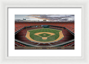 Candlestick Park 1985 - Framed Print