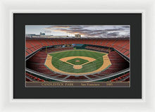 Load image into Gallery viewer, Candlestick Park 1985 - Framed Print
