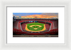 Candlestick Park 1989 - Framed Print