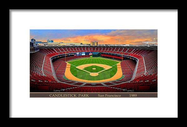 Candlestick Park 1989 - Framed Print