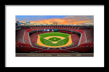 Load image into Gallery viewer, Candlestick Park 1989 - Framed Print
