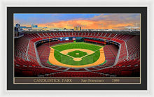 Load image into Gallery viewer, Candlestick Park 1989 - Framed Print
