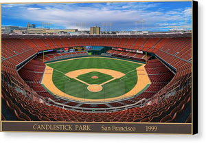 Candlestick Park 1999 - Canvas Print