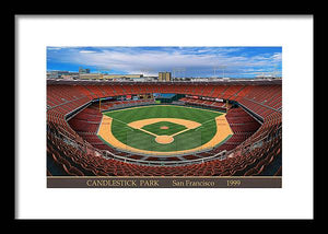 Candlestick Park 1999 - Framed Print