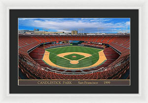 Candlestick Park 1999 - Framed Print