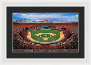 Candlestick Park 1999 - Framed Print