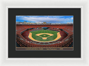 Candlestick Park 1999 - Framed Print