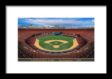 Load image into Gallery viewer, Candlestick Park 1999 - Framed Print
