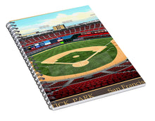 Load image into Gallery viewer, Candlestick Park 1999 - Spiral Notebook
