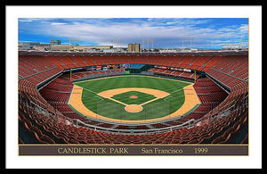 Candlestick Park 1999 - Framed Print