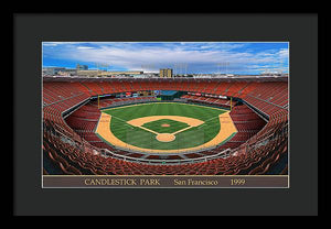 Candlestick Park 1999 - Framed Print