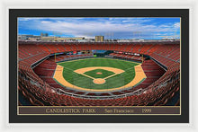 Load image into Gallery viewer, Candlestick Park 1999 - Framed Print
