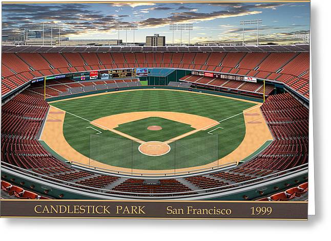 Candlestick Park 1999 - Greeting Card