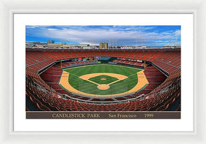 Candlestick Park 1999 - Framed Print