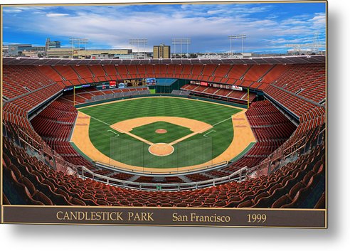 Candlestick Park 1999 - Metal Print