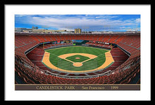 Load image into Gallery viewer, Candlestick Park 1999 - Framed Print
