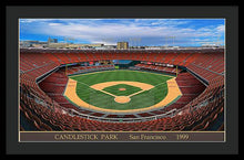 Load image into Gallery viewer, Candlestick Park 1999 - Framed Print
