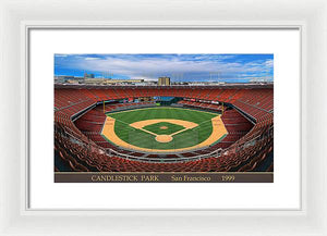 Candlestick Park 1999 - Framed Print