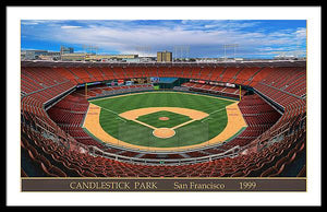 Candlestick Park 1999 - Framed Print