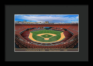 Candlestick Park 1999 - Framed Print