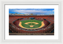 Load image into Gallery viewer, Candlestick Park 1999 - Framed Print
