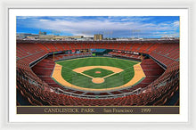 Load image into Gallery viewer, Candlestick Park 1999 - Framed Print
