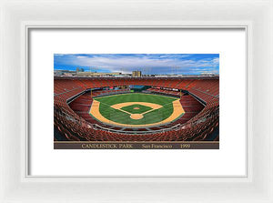 Candlestick Park 1999 - Framed Print